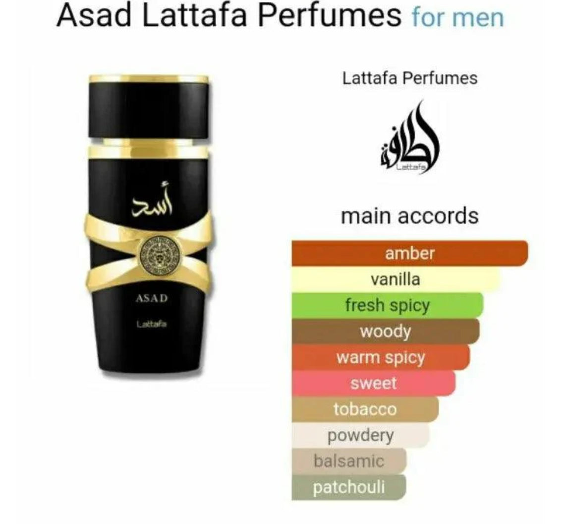 Asad Eau De Parfum 100ml Lattafa