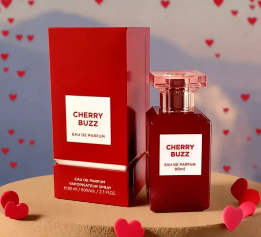 Cherry Buzz 100ml Eau de Parfum 80ml Fragrance World